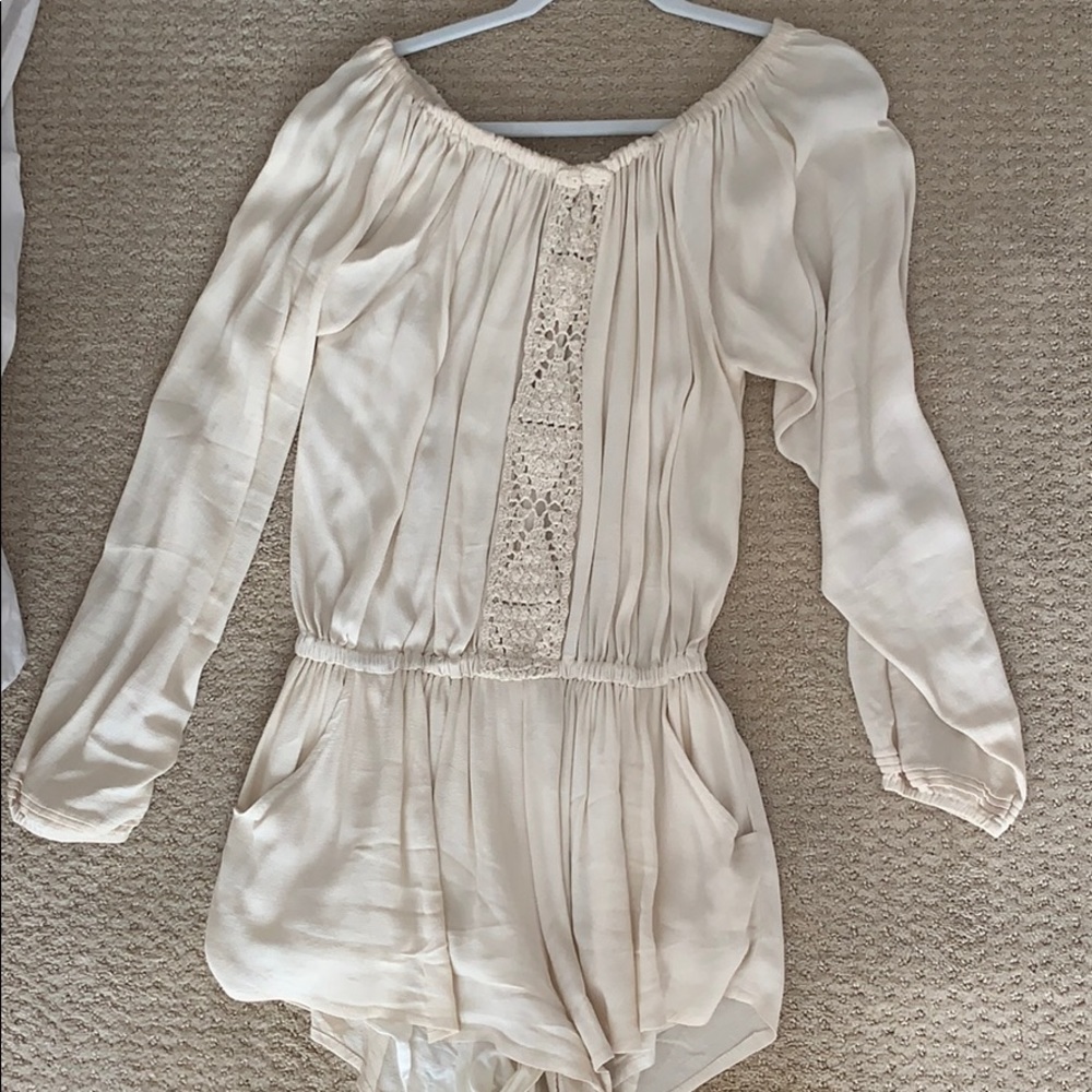 Eternal Sunshine Creations off the shoulder Romper